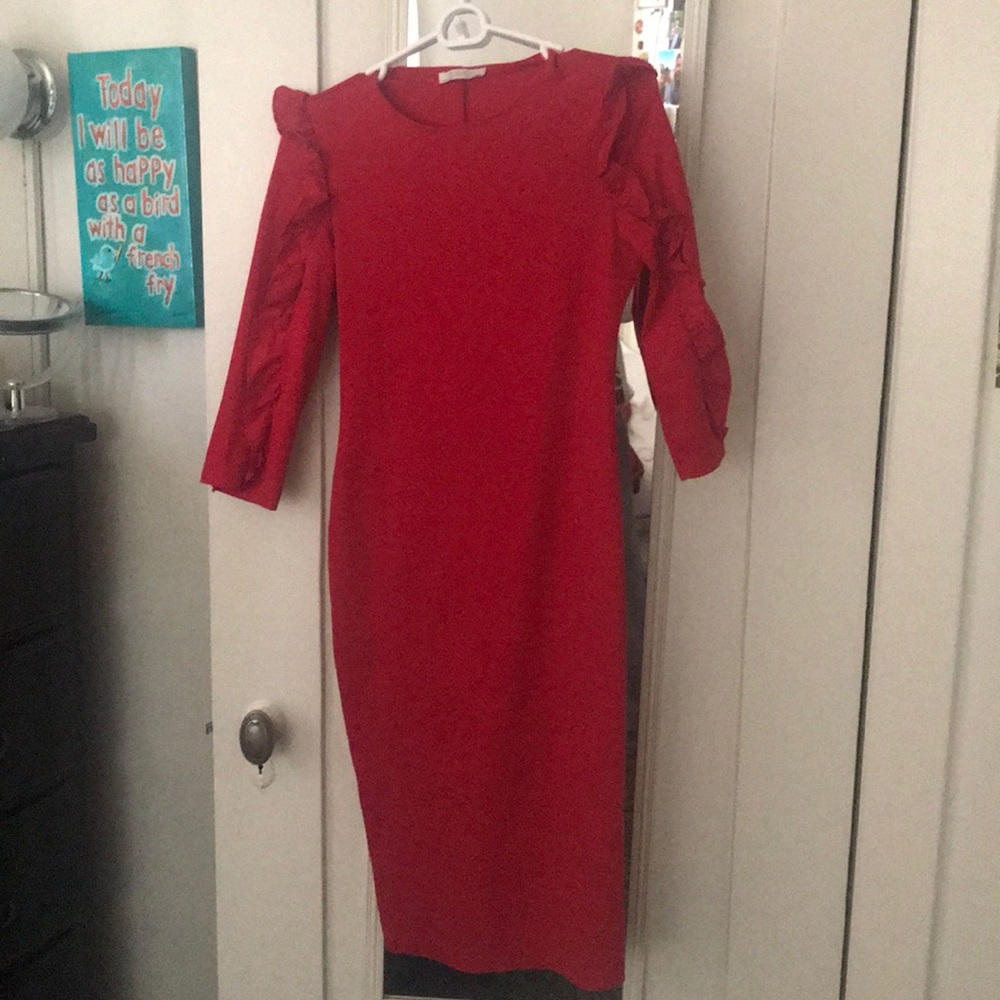 Red dress